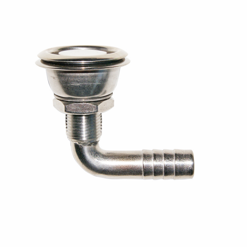 Sfiato inox 316 curvo ø mm.16