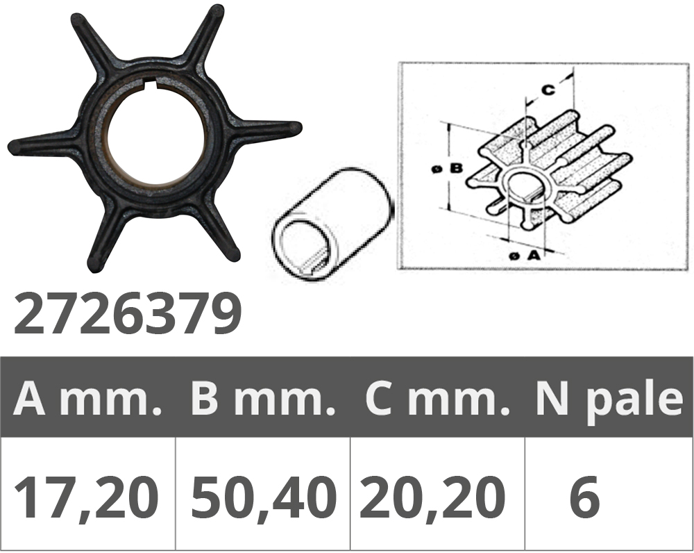 Finnord Girante Tohatsu 2t 40-50 Hp