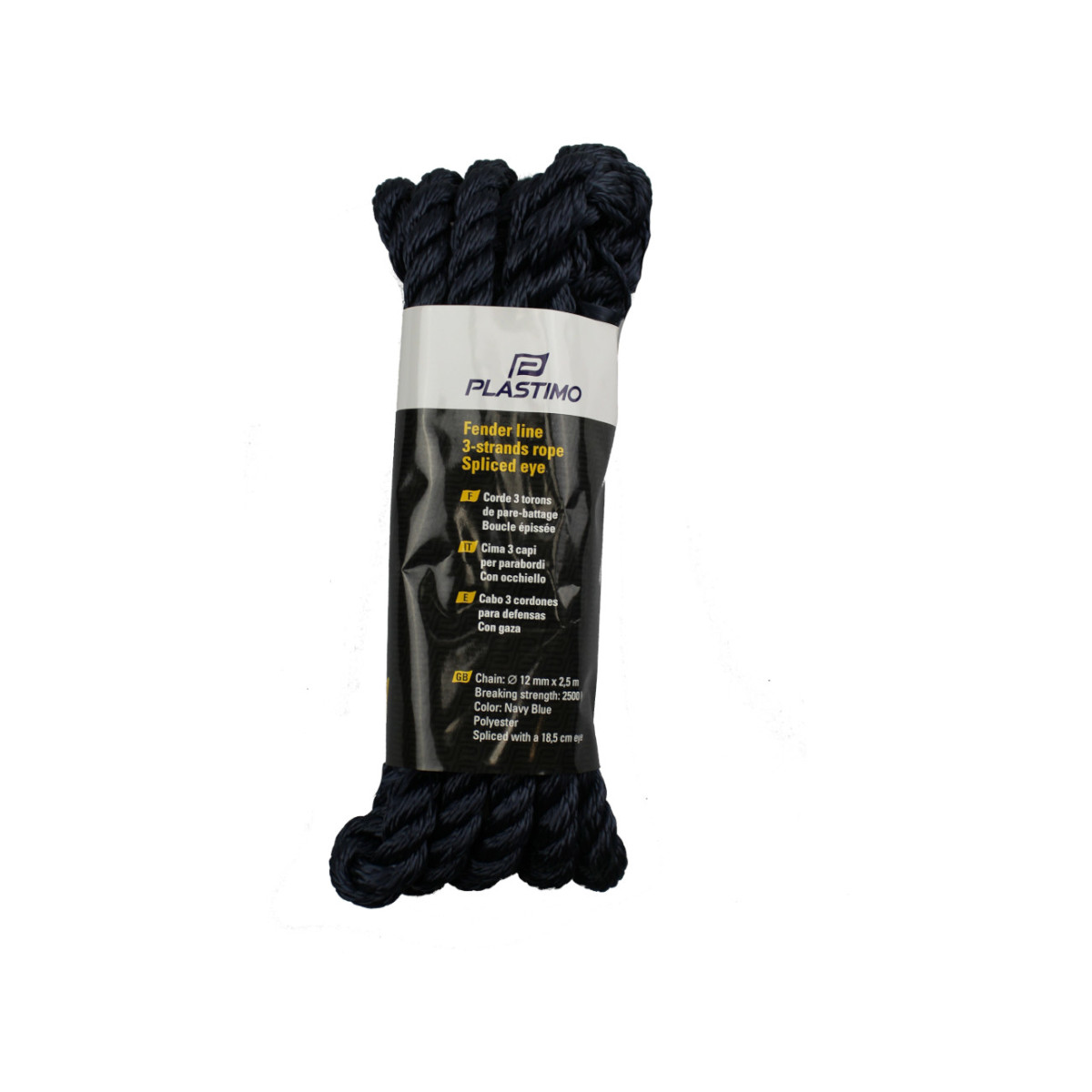 Plastimo Corda per parabordi con occhiello - Colore blu navy