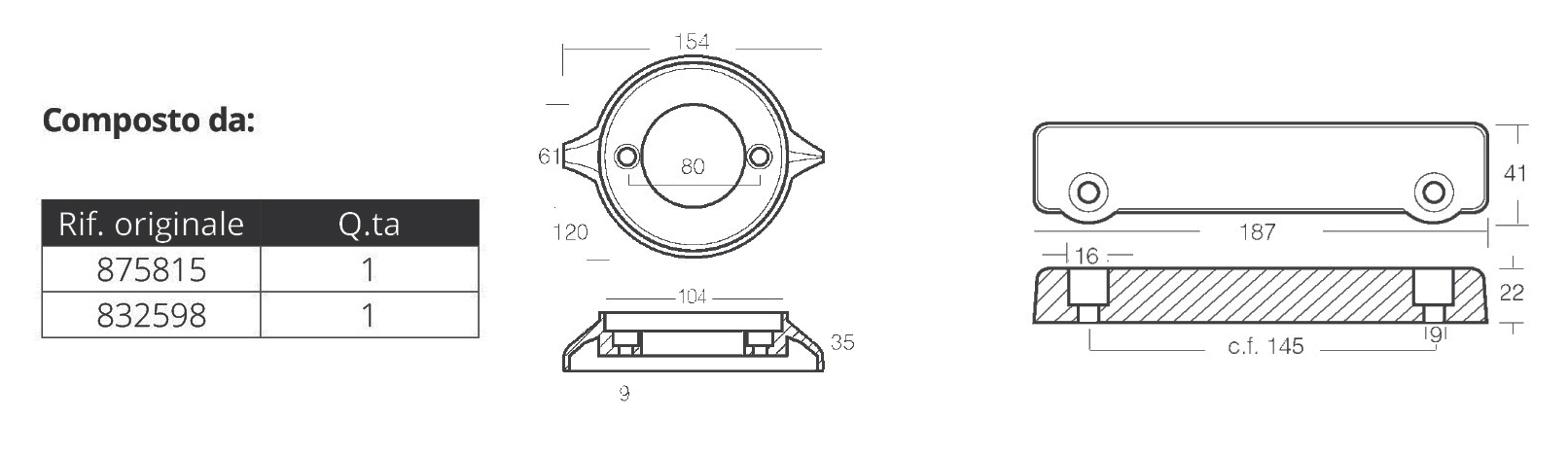 Tecnoseal Kit Alluminio Volvo 280