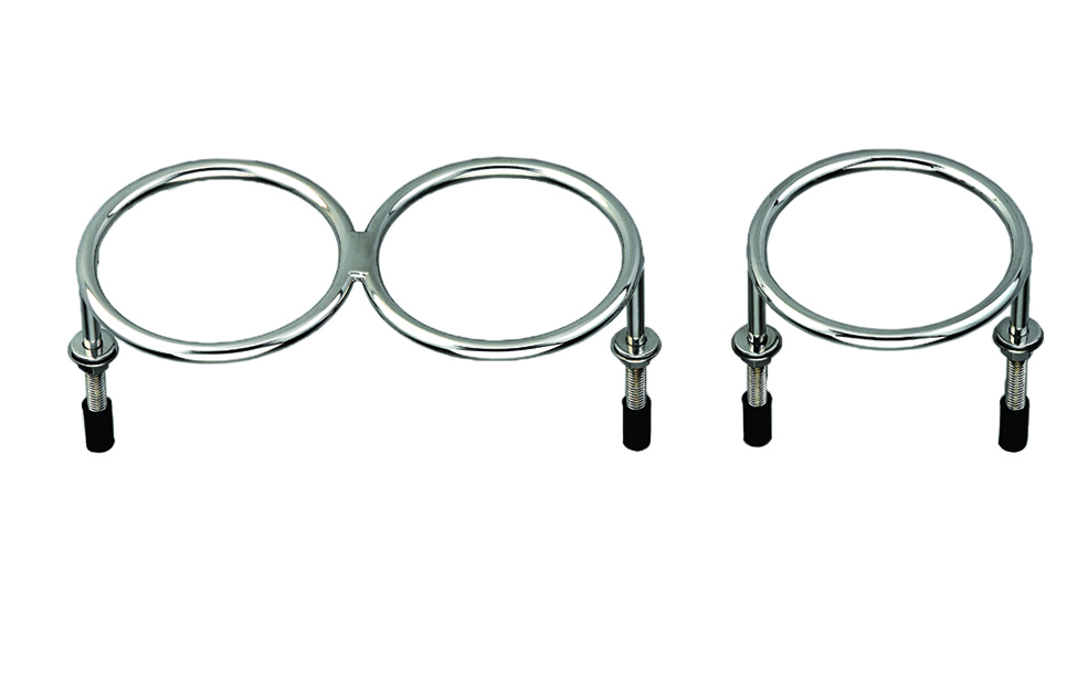 A.A.A. World-Wide Portabicchiere Inox Ad Un Anello