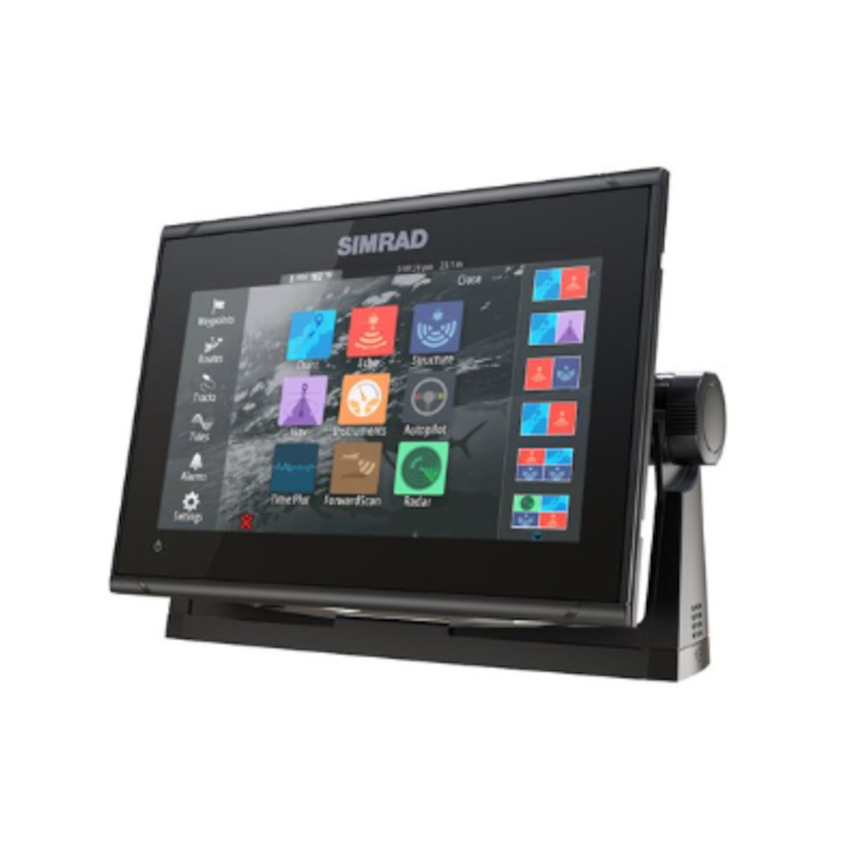 Simrad GO9 XSE chartplotter con display touch