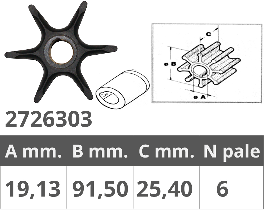 Finnord Girante Johnson/Ev. 2t 40-60hp