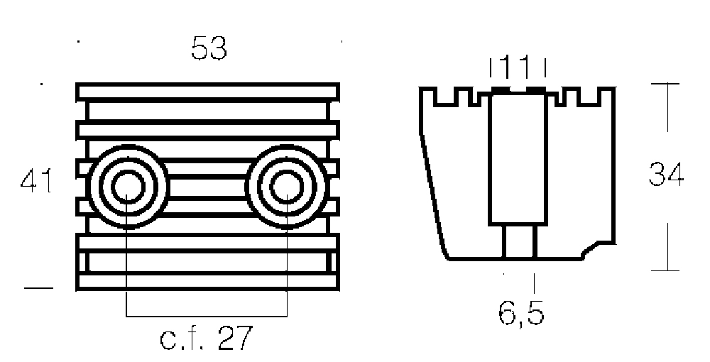 Tecnoseal Cubo Dpx In Zinco