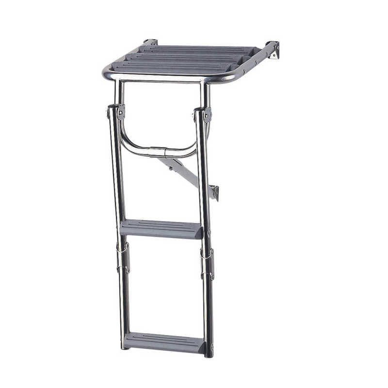Plastimo Scaletta con piattaforma + 2 gradini stretti