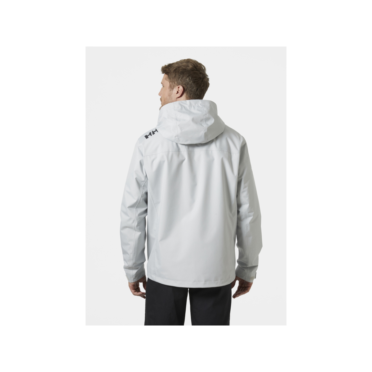 Helly Hansen Crew Hooded Giacca da vela Midlayer 2.0 da uomo grigia, taglia 2XL