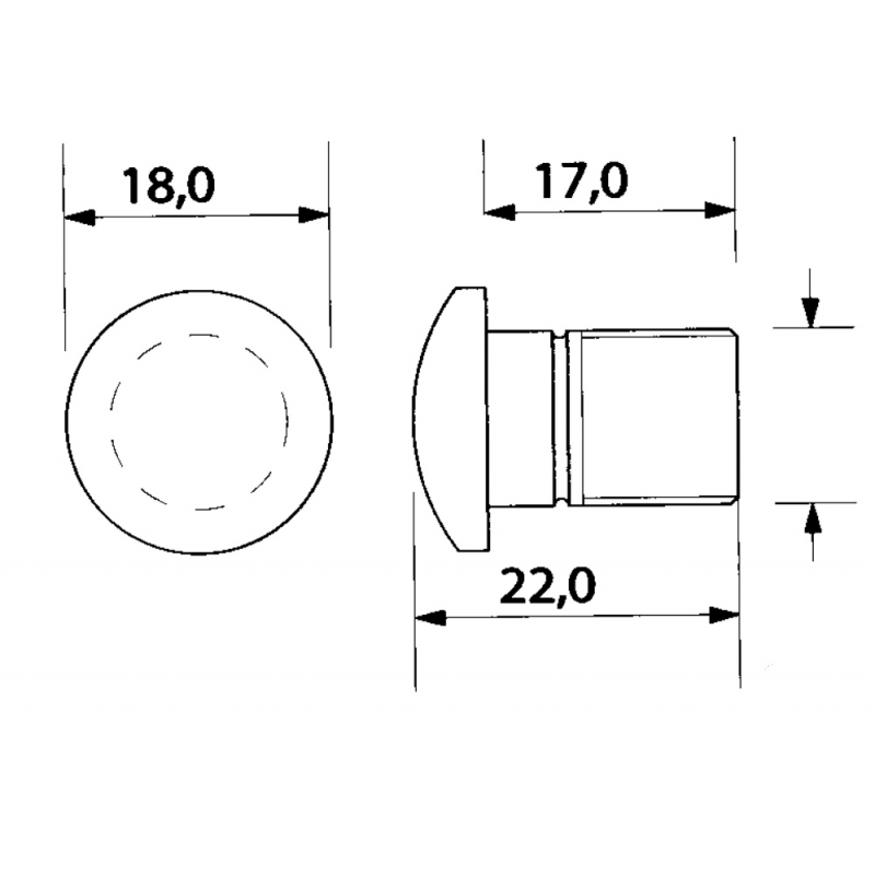 Binding Union Led blu 12 volts