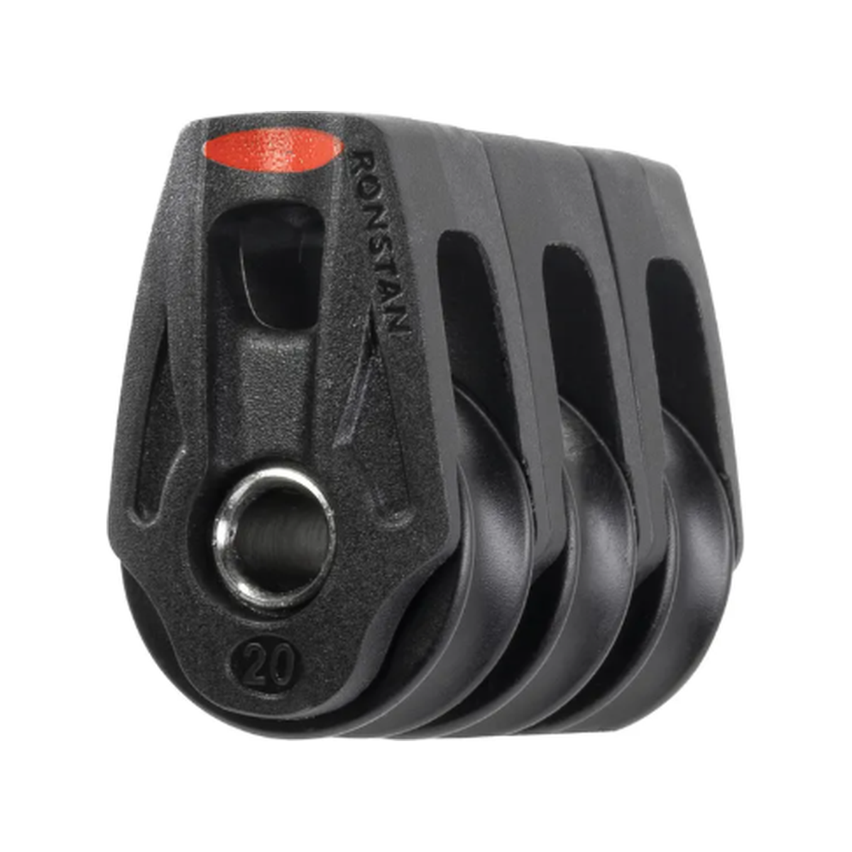 Ronstan S20 BB Orbit Block, Triple, Becket, Lashing