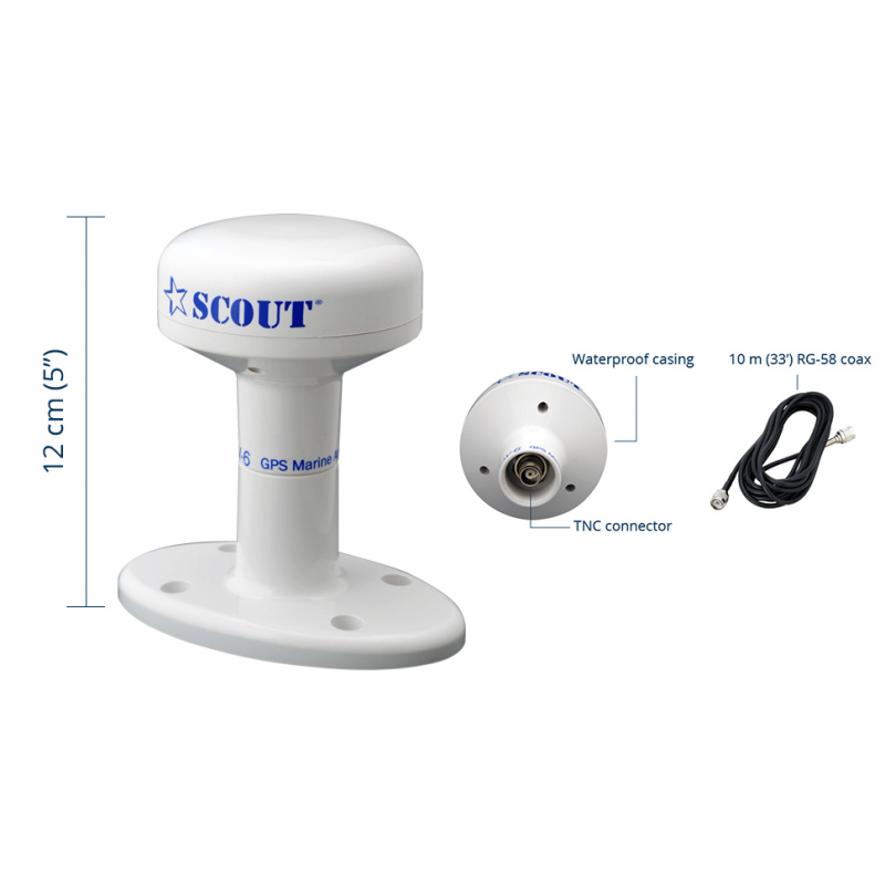 Scout Telecomunicazioni Antenna gps nav-6 50 canali