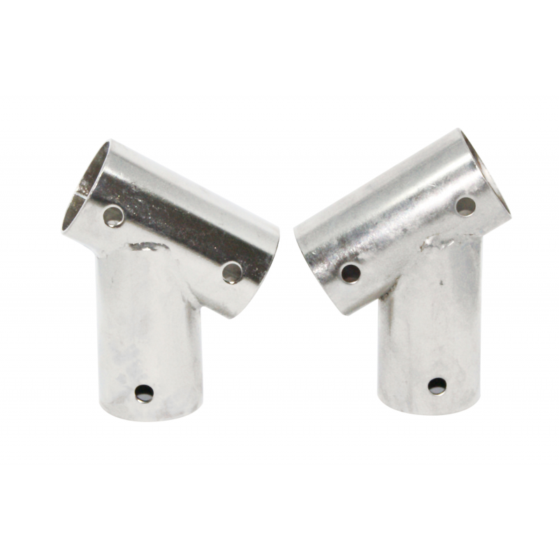 Tee inox 60° ø mm.22