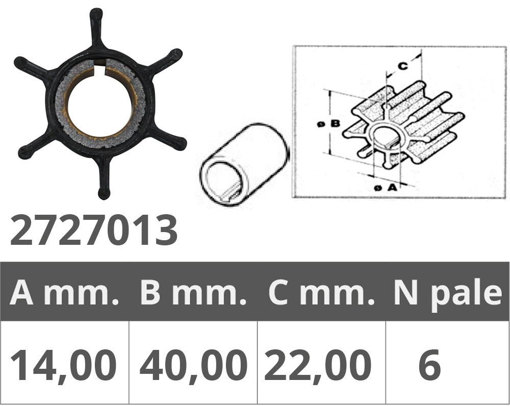 Finnord Girante Yamaha-Mariner 2t 6-15 Hp