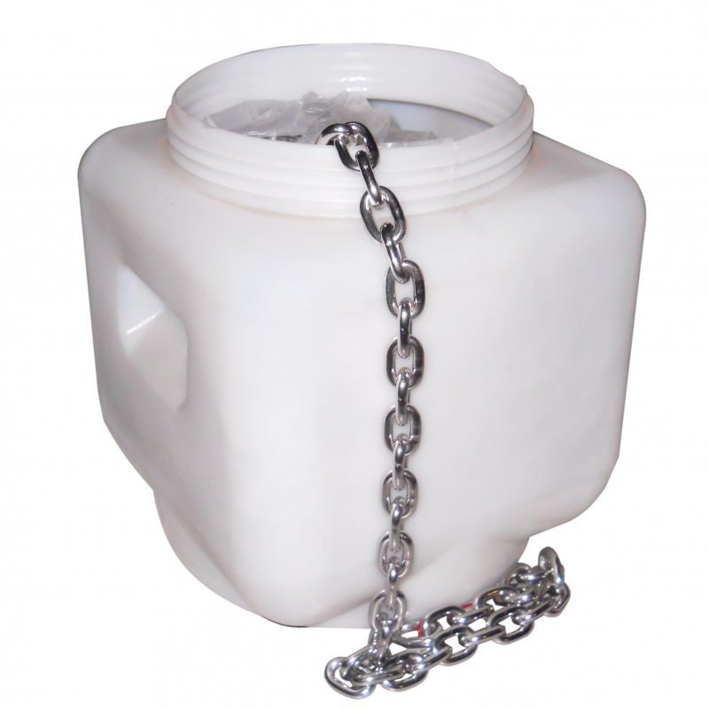 Catena inox calibrata ø mm.12 mt 50