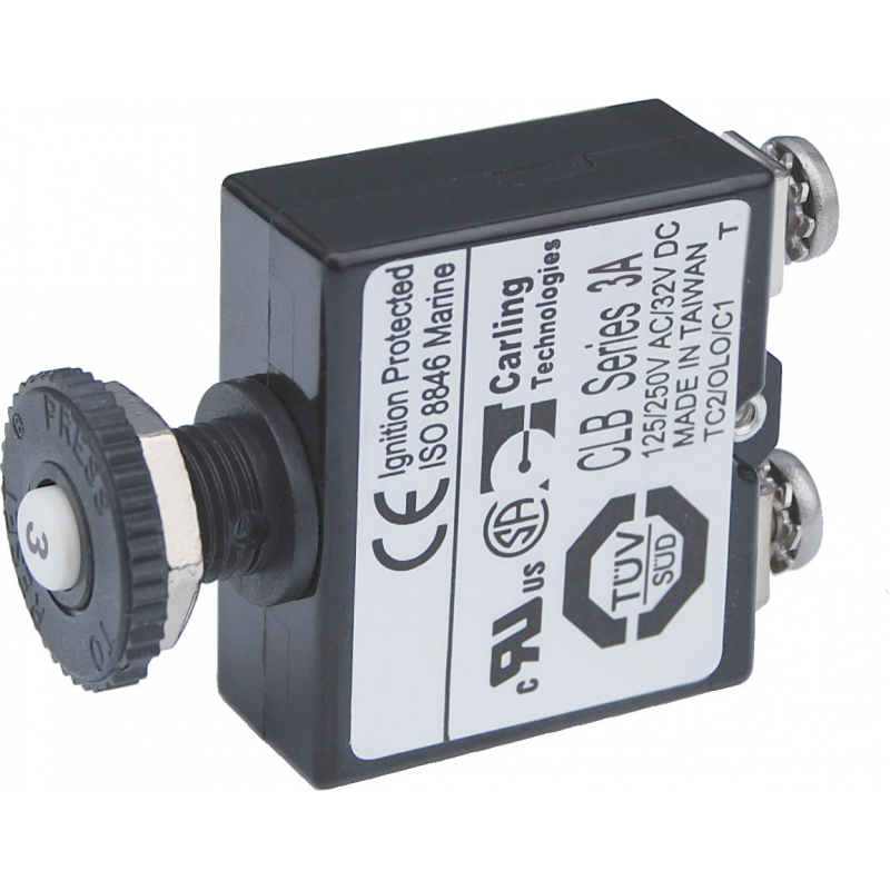 Blue Sea Magnetotermico a pulsante 3a