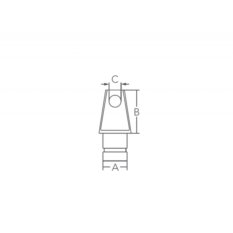Marine Town Giunto inox maschio ø mm.19,3