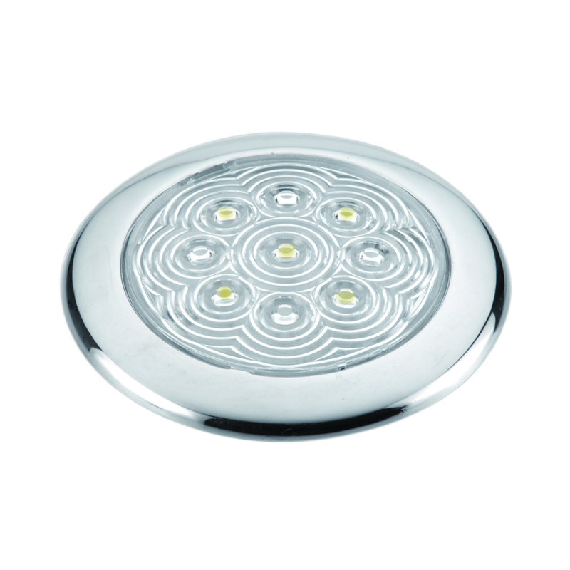 A.A.A. Plafoniera inox a 5 led ø mm.94x11h