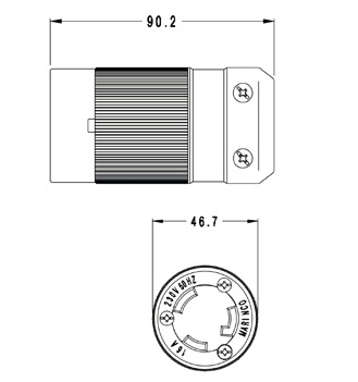 Marinco Presa 16 Amp.