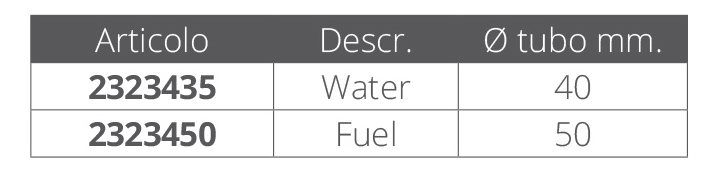 Foresti E Suardi Tappo Ottone Fuel Inclinato Ømm.50