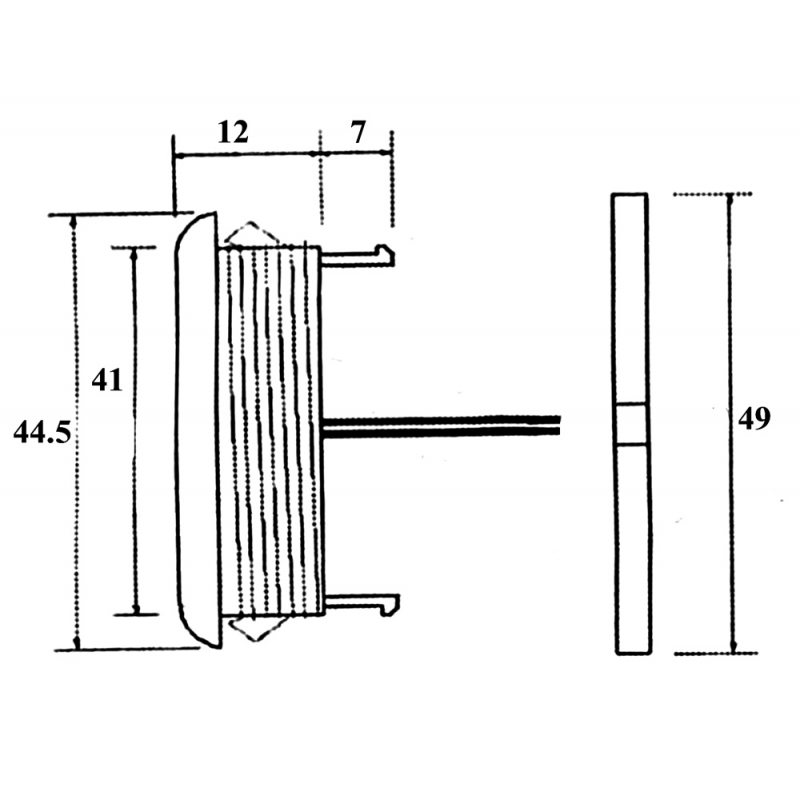 Binding Union 7 led bianco 12 volts