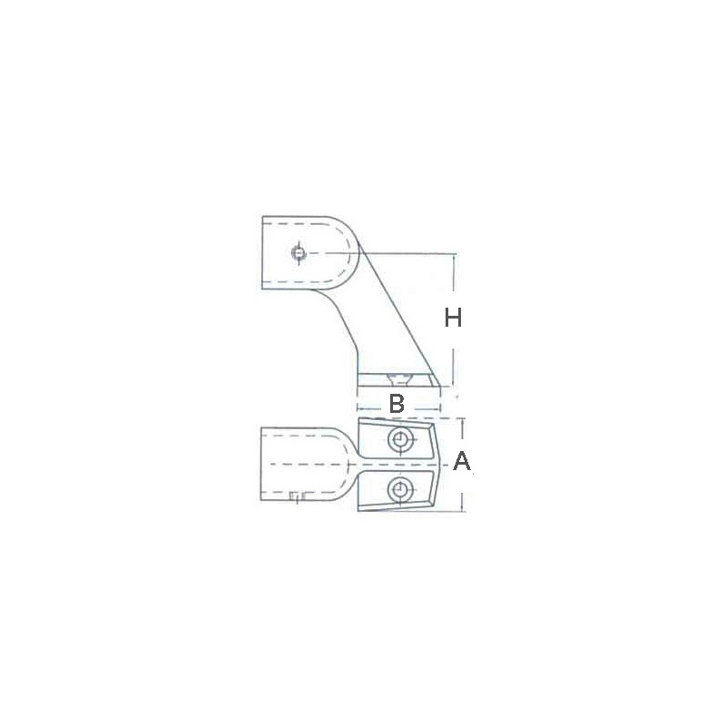 Terminale acciaio inox 316 ø mm.22