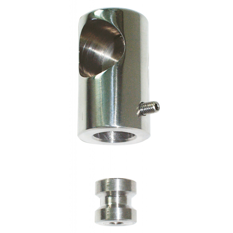 Terminale inox ø mm.25 destro