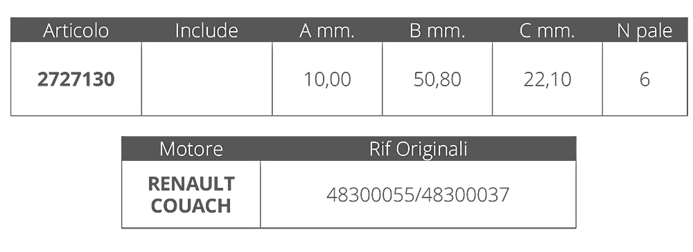 Finnord Girante Renault 48300037/55