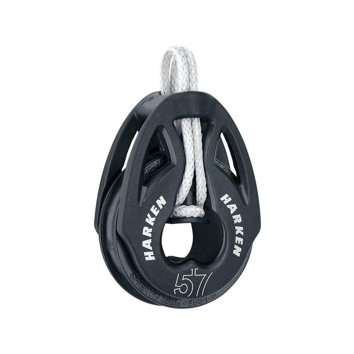 Harken bozzello Carbo T2 57 mm - singolo con anello H 2151
