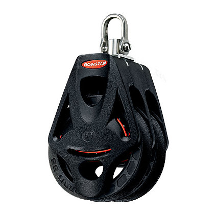 Ronstan bozzello Orbit serie 55 BB - doppio con grillo girevole