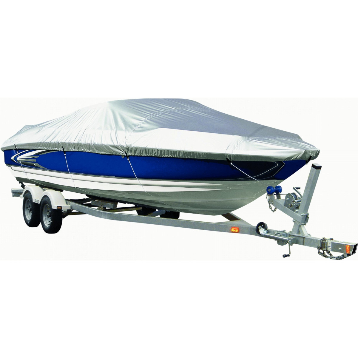 Crosseven Copribarca leggero - Lunghezza 4,25 – 4,90 m, larghezza 1,80 m, grigio