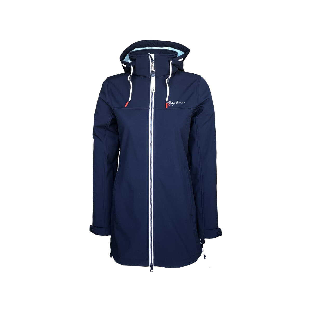 Dry Fashion Hooge Cappotto softshell Donna blu marino, taglia 40