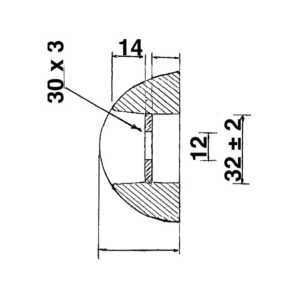 Anodo per eliche in alluminio avvitabile - peso 1kg, lunghezza 320mm