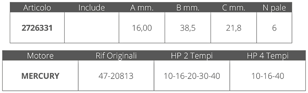 Finnord Girante Mercury R.O.47-20813
