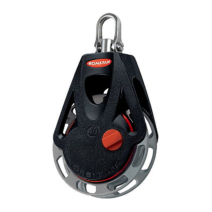 Ronstan bozzello Orbit serie 40 RT - singolo con grillo girevole, manuale