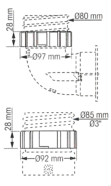 Plastimo Raccordo Ez Air Ø Mm 75