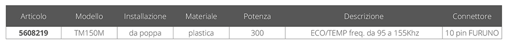 Furuno Trasduttore Tm150m