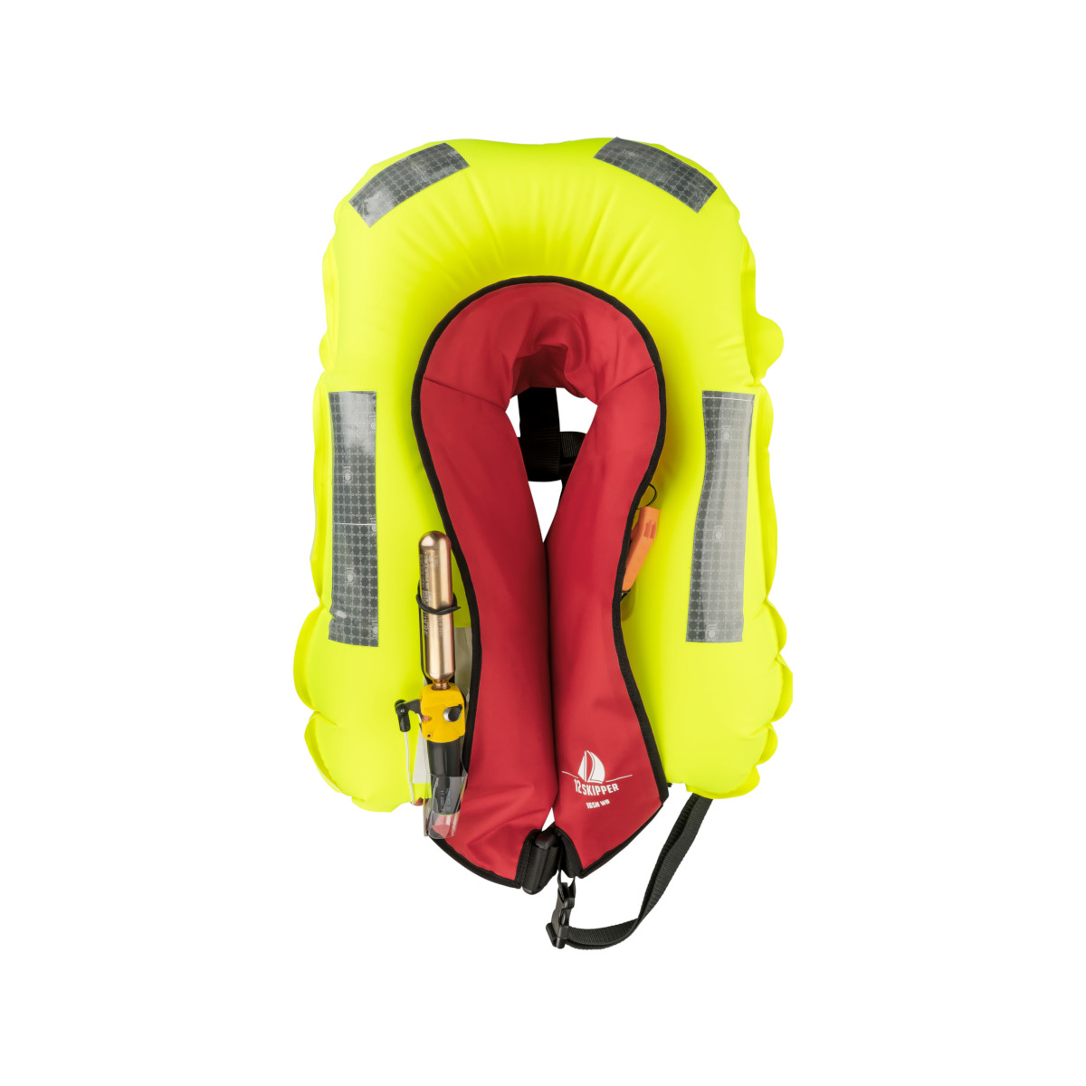 Set di 4 12skipper giubbotti di salvataggio 165N ISO con sgancio manuale, rosso