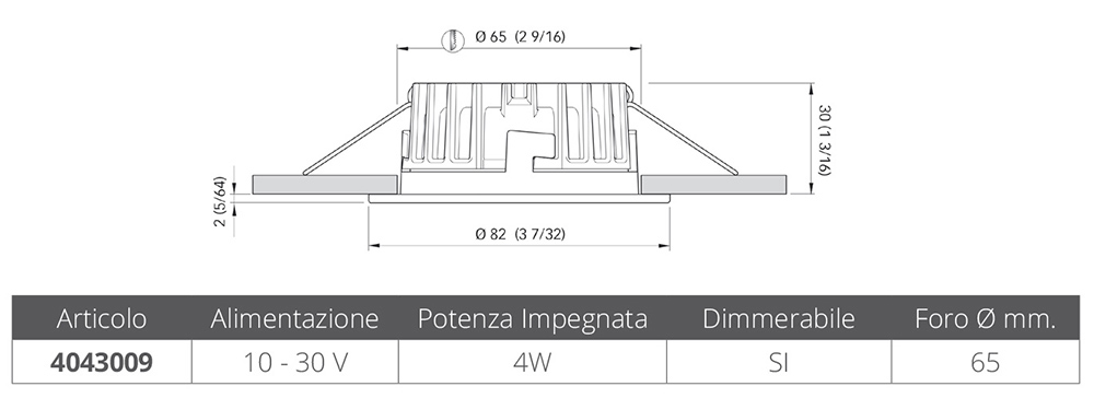 Quick Faretto Ad Incasso Kai Lp