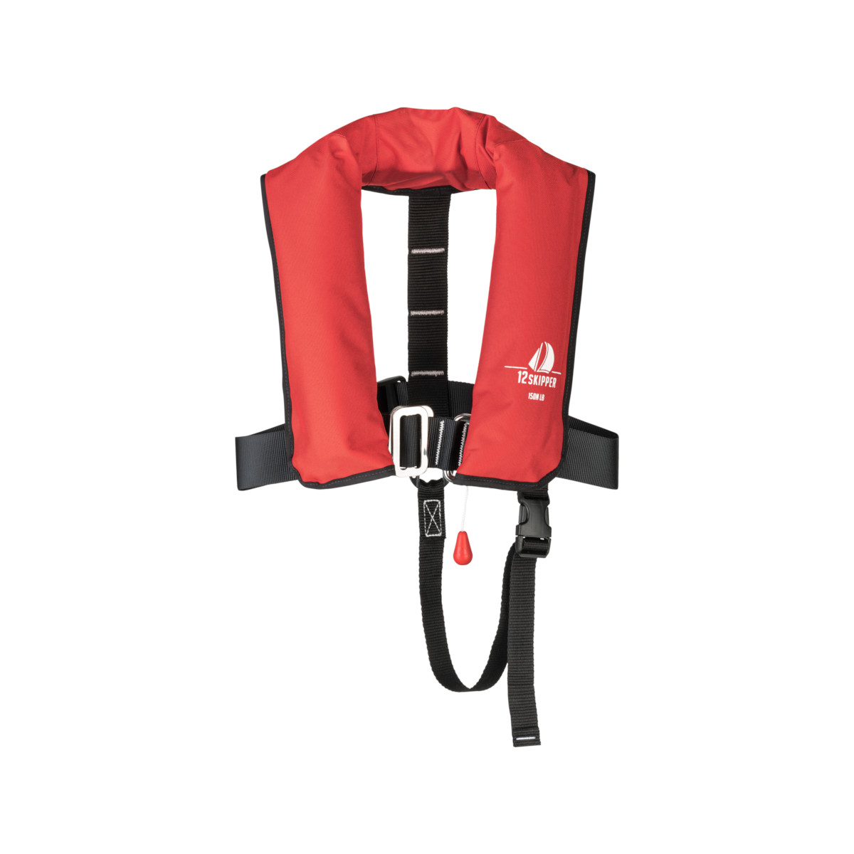DEAL: 12skipper gilet automatico per bambini 150N ISO con imbragatura, rosso