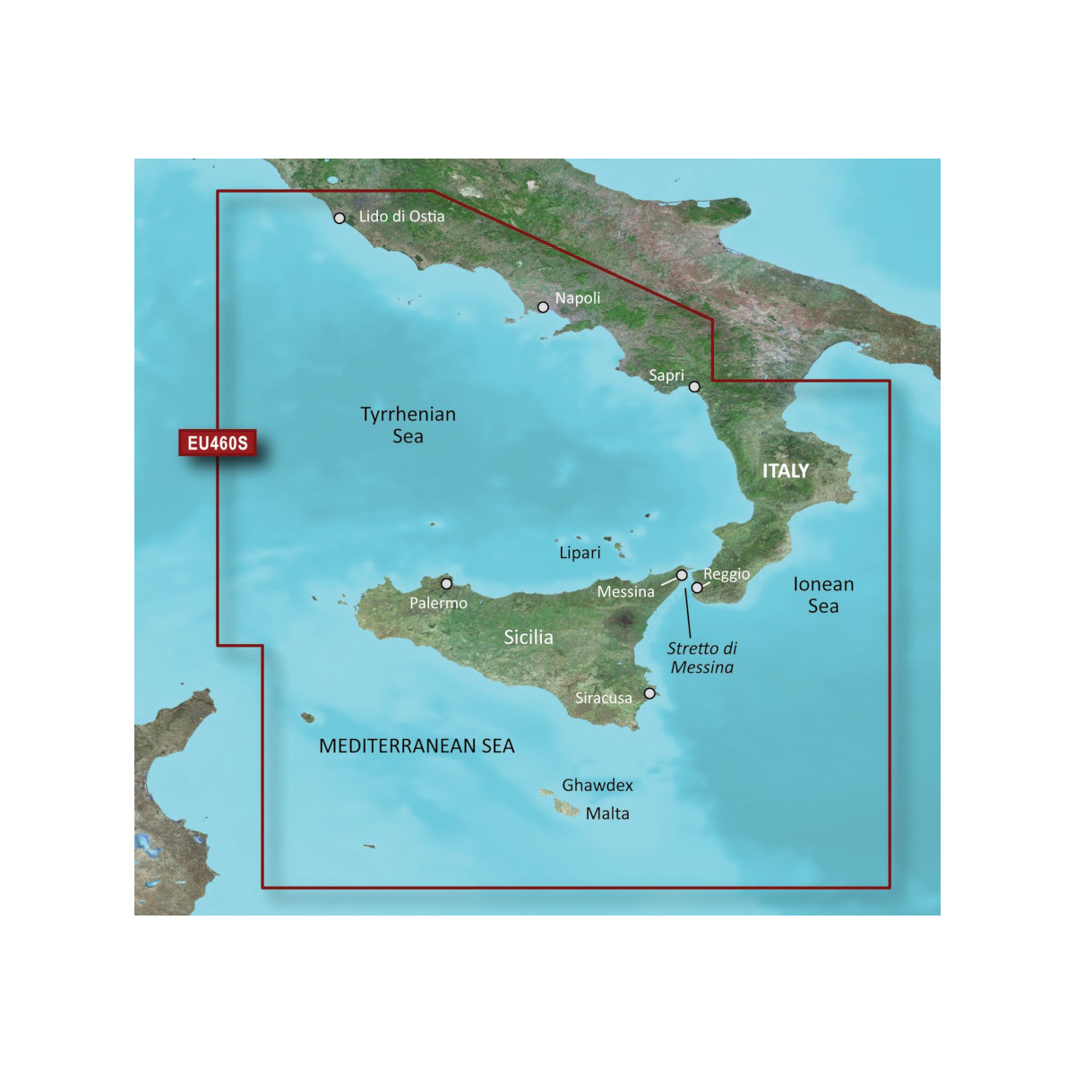 Garmin Bluechart G3 Vision (Micro Sd/Sd) Sicilia, Lido di Ostia