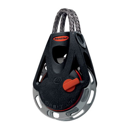 Ronstan bozzello Orbit serie 40 RT - singolo con anello, manuale