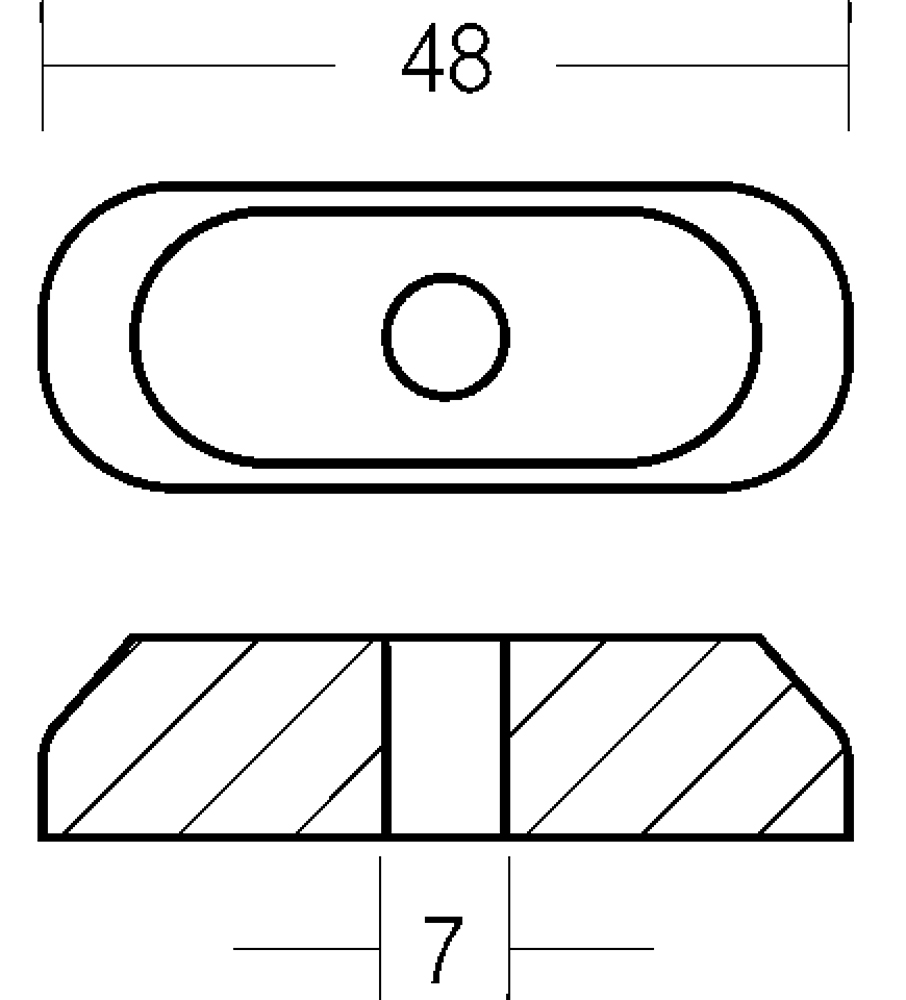 Tecnoseal Piastrina 2 Hp 9,9-15 Hp 4t