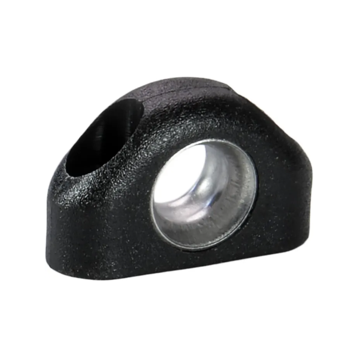 Ronstan passacavo con inserto inox, ID 6.5mm nero