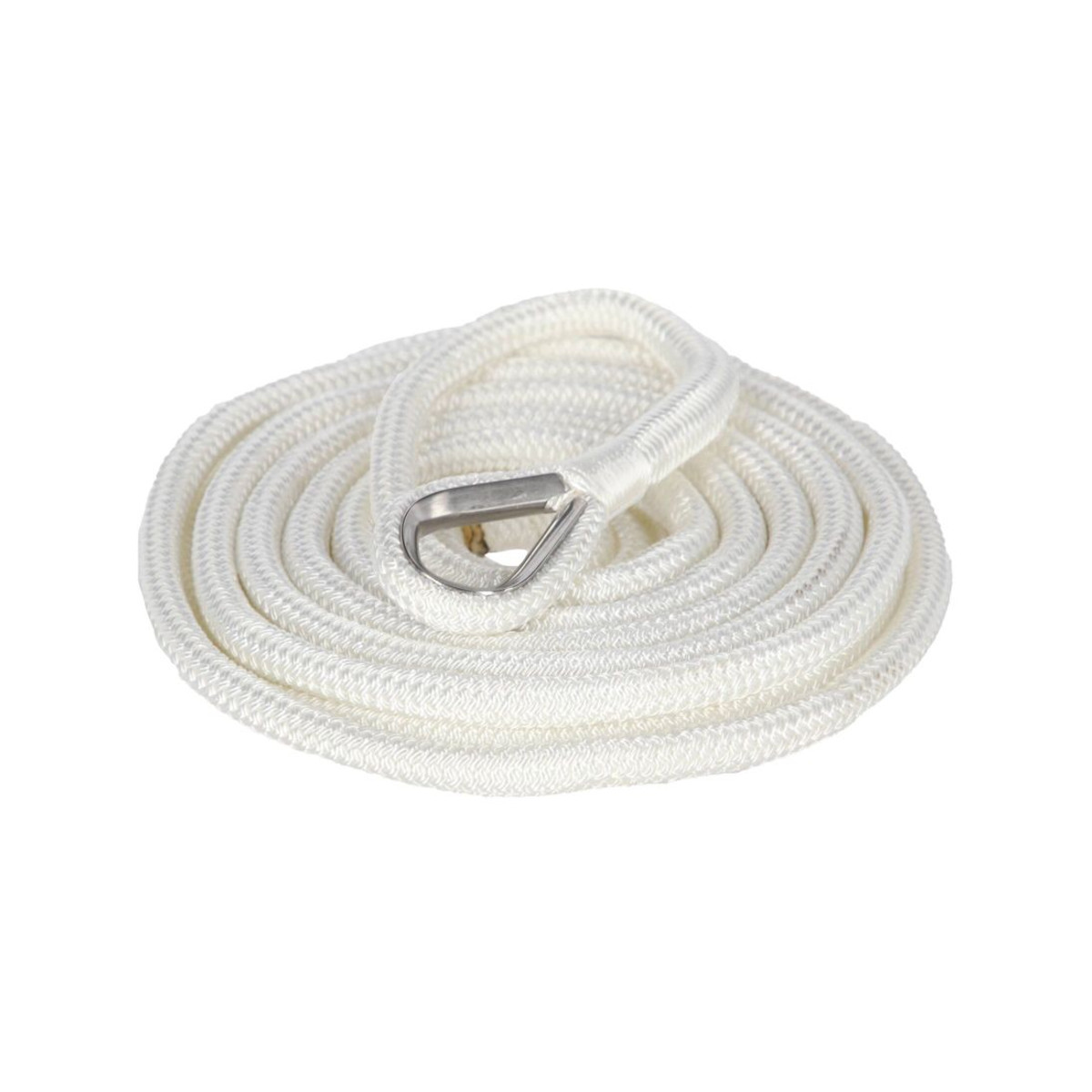 Plastimo Cima di ormeggio intrecciata con terminale in gomma - Colore bianco