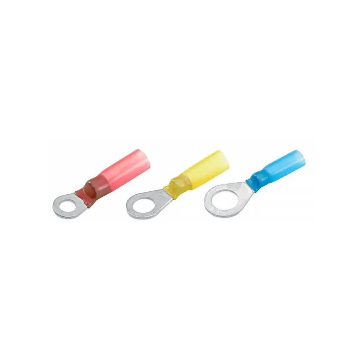 Crosseven Terminale termorestringente con occhiello blu ø6 mm Per 1,5-2,5 mm²- 100 pezzi