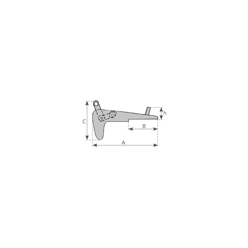 Musone inox basculante mm.550