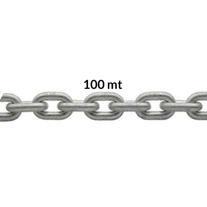 Catena zinc. Calibrata ø mm.8x100mt