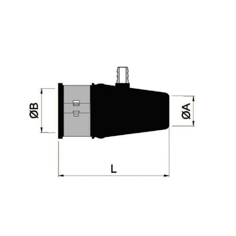 Propeller shaft evo ø mm.25