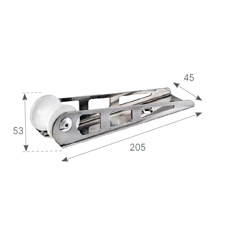 Douglas Marine Musone di prua inox mm 200