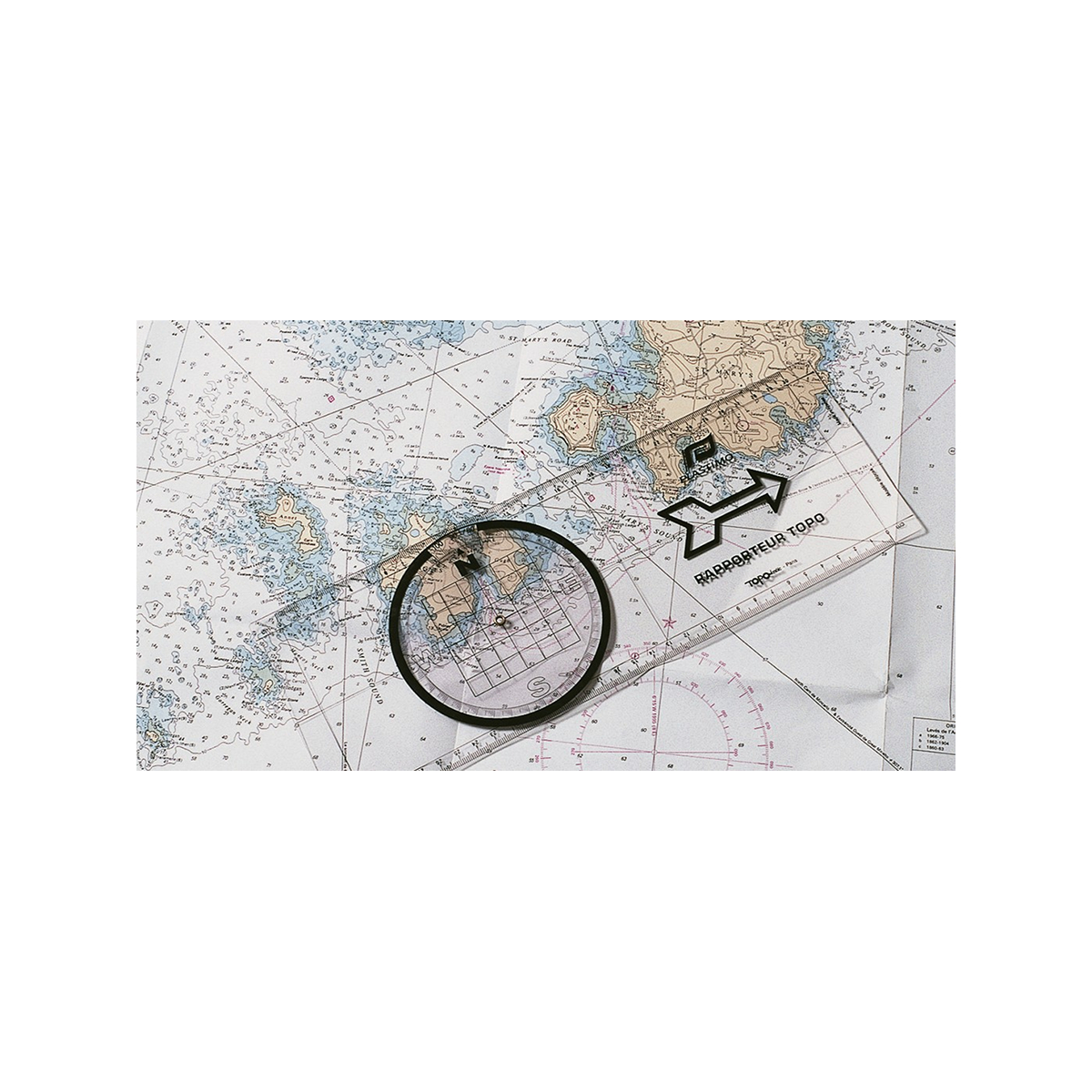 Plastimo Rapportatore bretone 33x12 cm