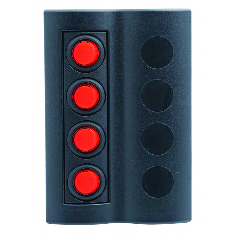 Pannello elettrico 4 interruttori