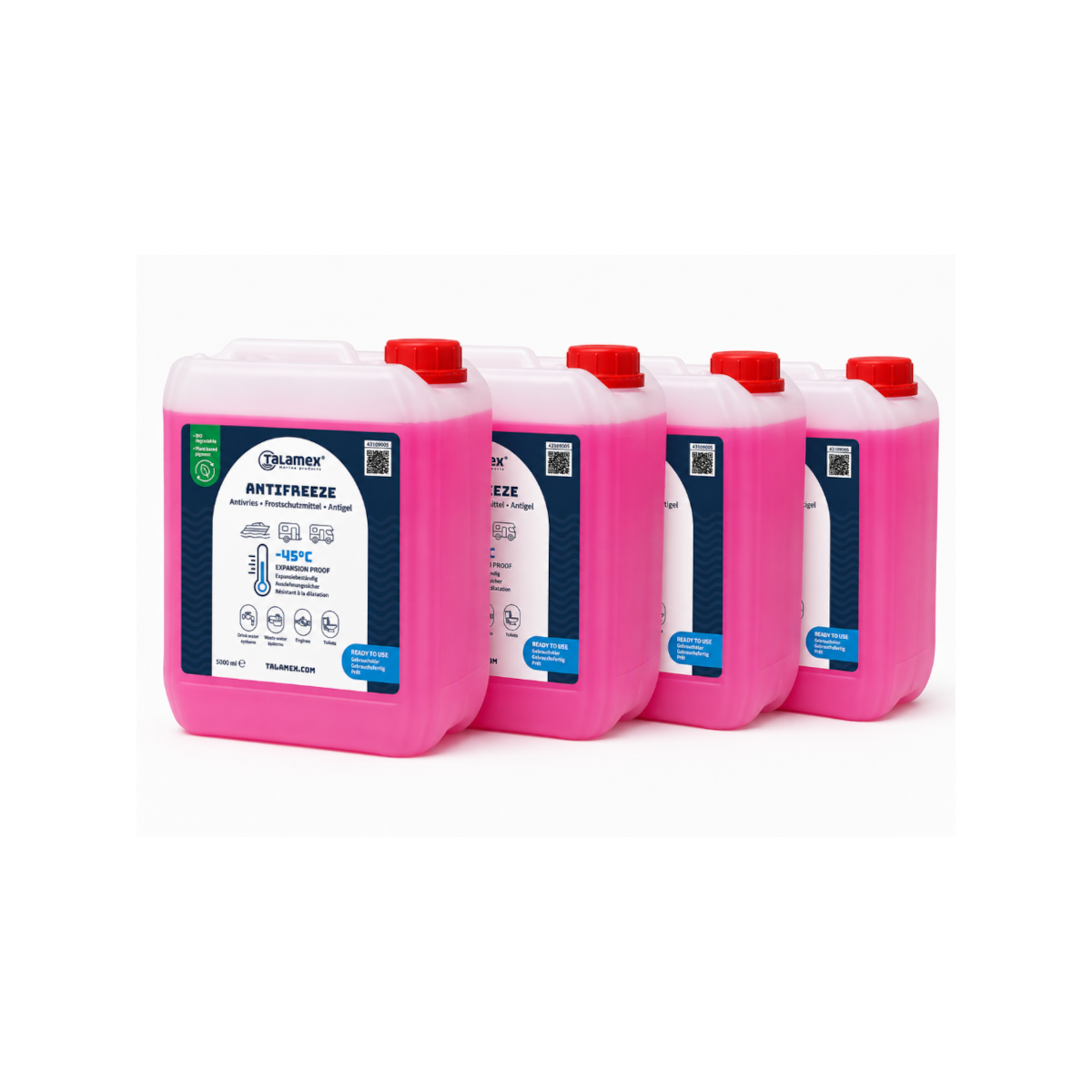 DEAL: Set di 4 antigelo Talamex per imbarcazioni - 4 x 5L